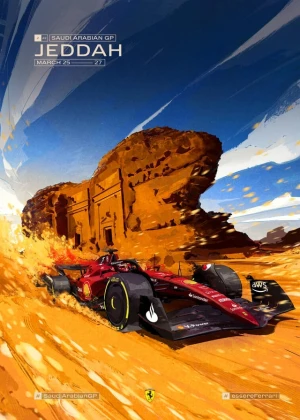  F1 2025 : Grand Prix d'Arabe Saoudi affiche 