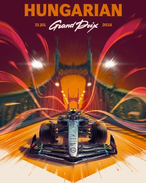  F1 2025 : Grand Prix de Hongrie affiche 